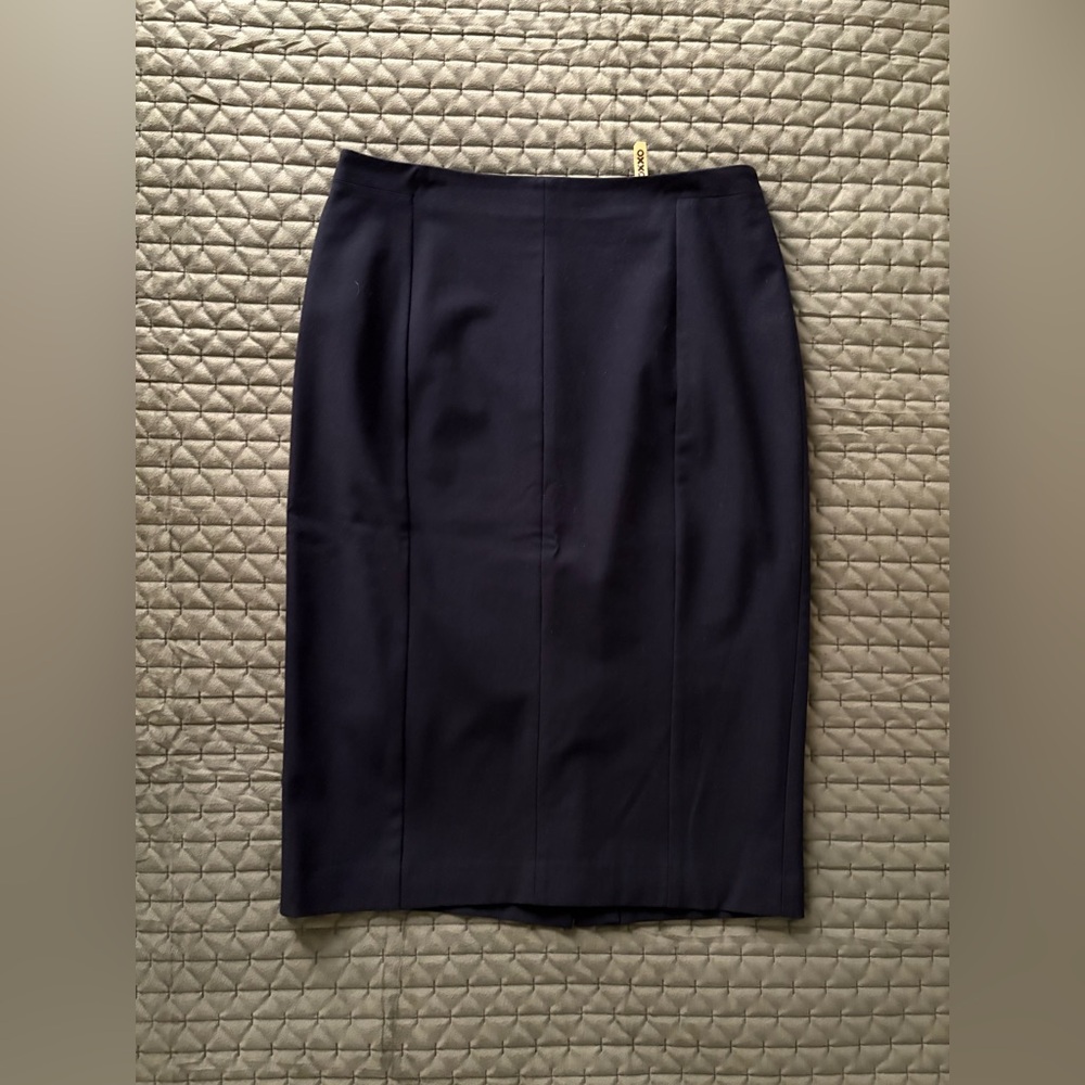 Ann Taylor Classic Navy Pencil Skirt